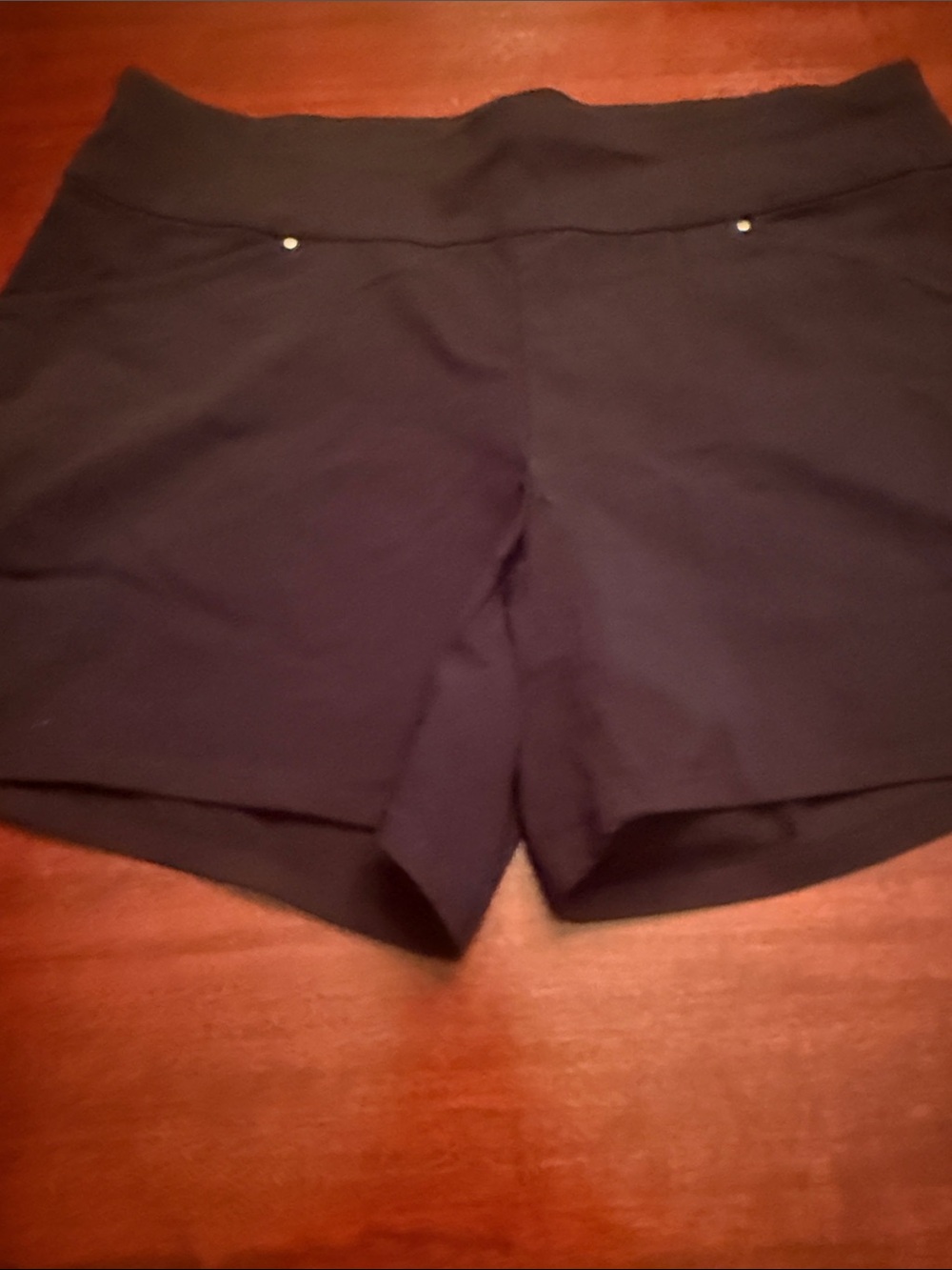 INC International Concepts Black Women's Bike Shorts